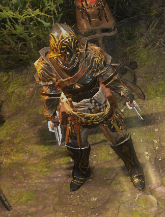 Torrin Alo, a Combatant mercenary in an Abyss encounter.