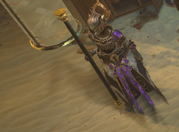 Velthara, the Cyaxan Puppeteer, an Infamous Cruel Mistress mercenary in an encounter.